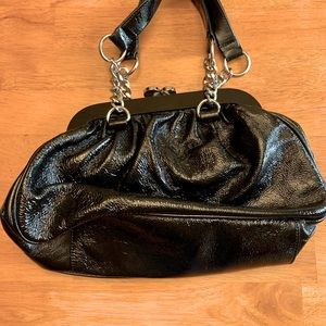 Hobo brand patent leather purse.